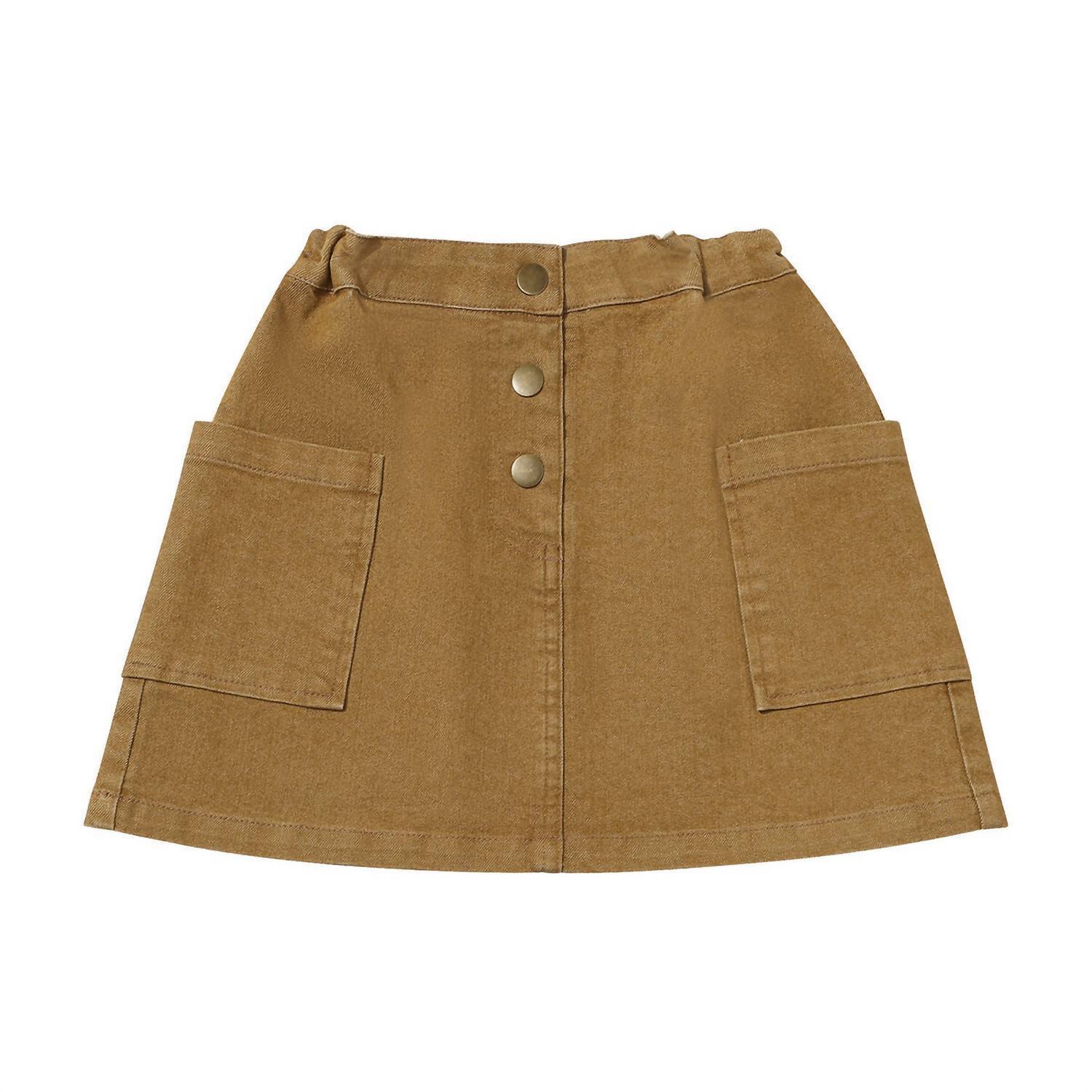 New Vignette Girls Daphne Skirt In Brown